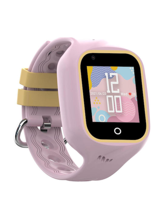 Bemi Kids Digital Watch with GPS and Rubber/Plastic Strap Pink