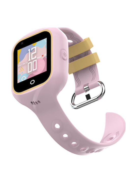 Bemi Kids Digital Watch with GPS and Rubber/Plastic Strap Pink