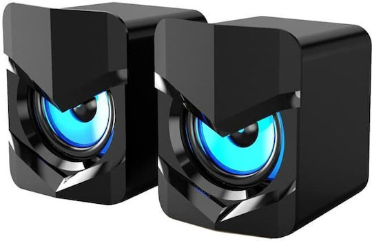 Tele YM-V158 2.0 Speakers 6W Black