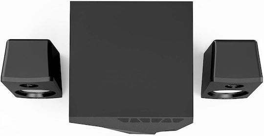 Fenda F670X Безжични компютърни тонколони Компютърни тонколони 2.1 с RGB осветление и Bluetooth Мощност 70W в Черен цвят
