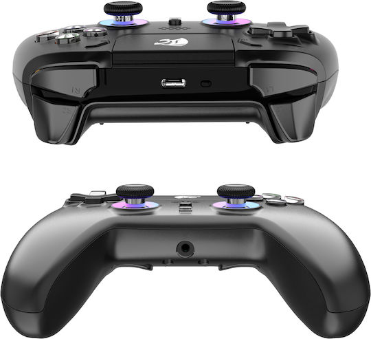Roar RR-0023 Ασύρματο Gamepad για Android / PC / PS4 / Switch / iOS Μαύρο
