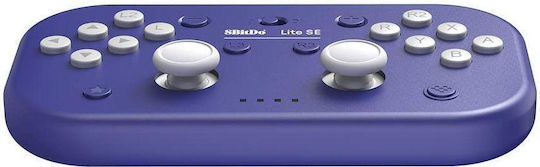 8Bitdo Lite SE Ασύρματο Gamepad για Android / Switch / iOS Μωβ