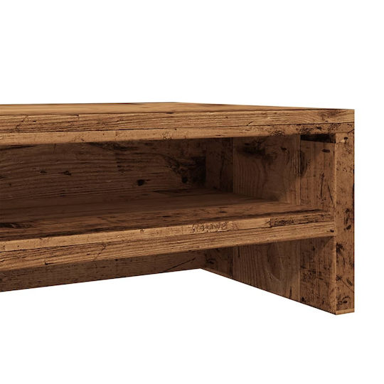 vidaXL Schreibtisch Halterung für 2 Monitore Braun (855824)