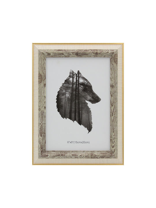 Keskor Plastic Photo Frame with Gray Frame