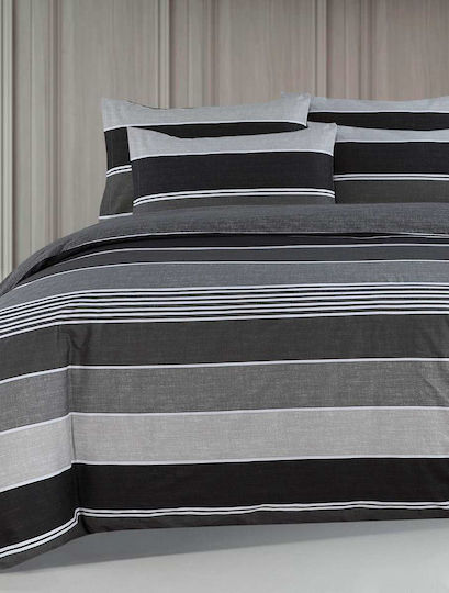 Espree Sheet Sets King Size 280x270cm. Grego Grey 4pcs
