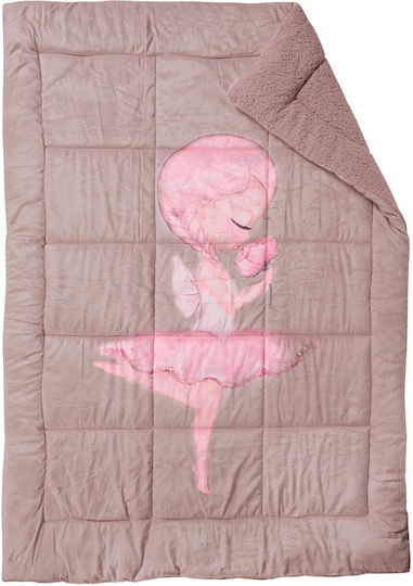 Das Home Детско завиване Единично с Холофайбърно пълнеж Nude, Pink 160x220cm Das Home Детско завиване Единично с Холофайбърно пълнеж Nude, Pink 160x220cm