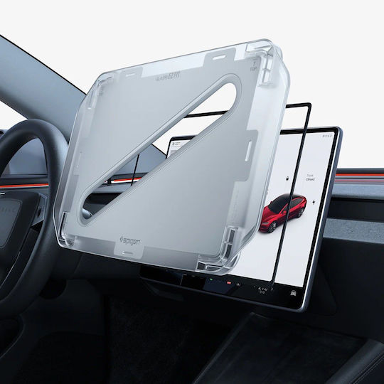 Spigen Glas.tR EZ Fit Anti-Glare Displayschutz Tesla Model 3
