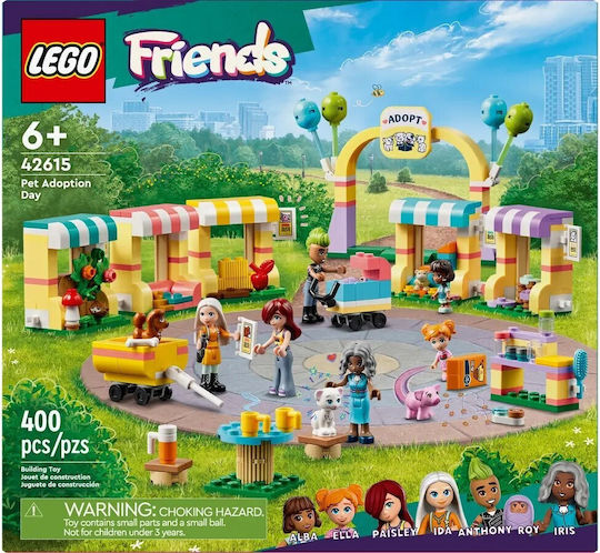 LEGO Friends Pet Adoption Day Pentru Vârsta 6+ Număr Bucăți 400