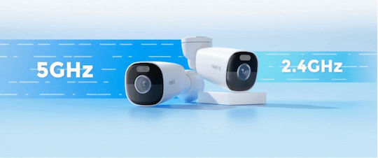 Reolink Argus Series B340 IP Surveillance Camera Wi-Fi Full HD+ 5MP Waterproof Battery Powered with Two-Way Communication and Lens 2.8mm
