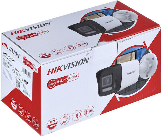 Hikvision Ds-2cd1043g2-liu IP Surveillance Camera Full HD+ 4MP Waterproof with Two-Way Communication and Lens 2.8mm Suitable for Plug Type England