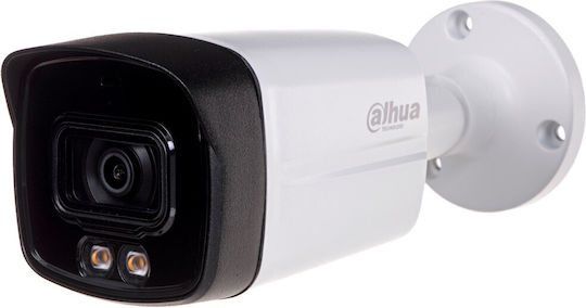Dahua HAC-HFW1239TLM-A-LED-S2 CCTV Κάμερα Παρακολούθησης Full HD 1080p Αδιάβροχη με Μικρόφωνο και Φακό 3.6mm