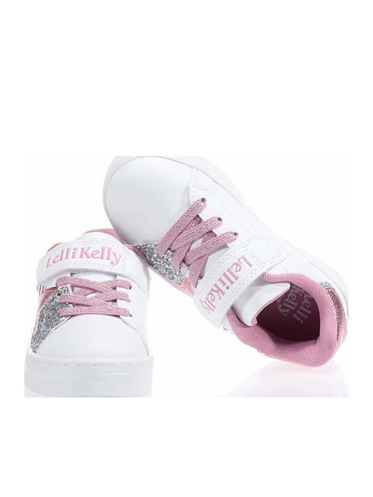 Miriam Παιδικά Sneakers με Σκρατς Λευκά