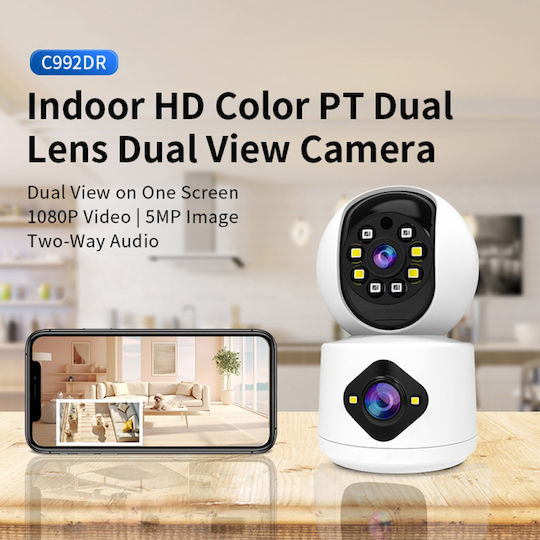 Vstarcam C992DR IP Камера за наблюдение Wi-Fi Full HD 1080p с Високоговорител
