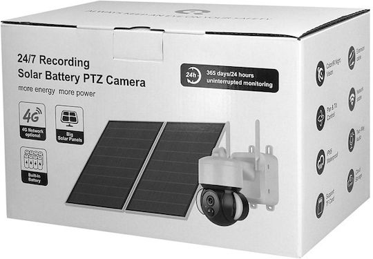 Sectec ST-518 IP Surveillance Camera 4G Full HD+ 3MP Waterproof Battery Powered with Two-Way Communication and Lens 3.6mm