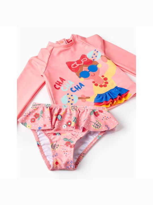 Zippy Kids Swimwear Swimwear Set Coral