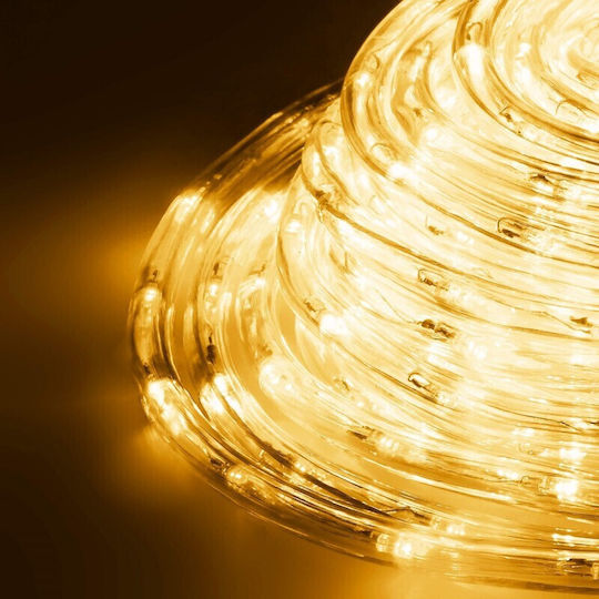 Țeavă luminată 240 Becuri 220V Galben 11.5m IP44