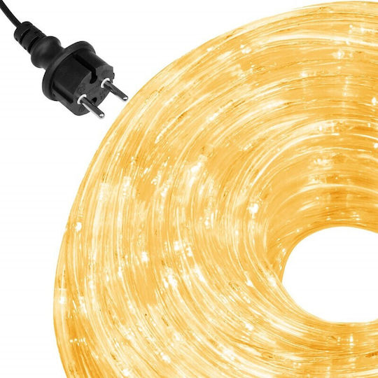 Țeavă luminată 240 Becuri 220V Galben 11.5m IP44
