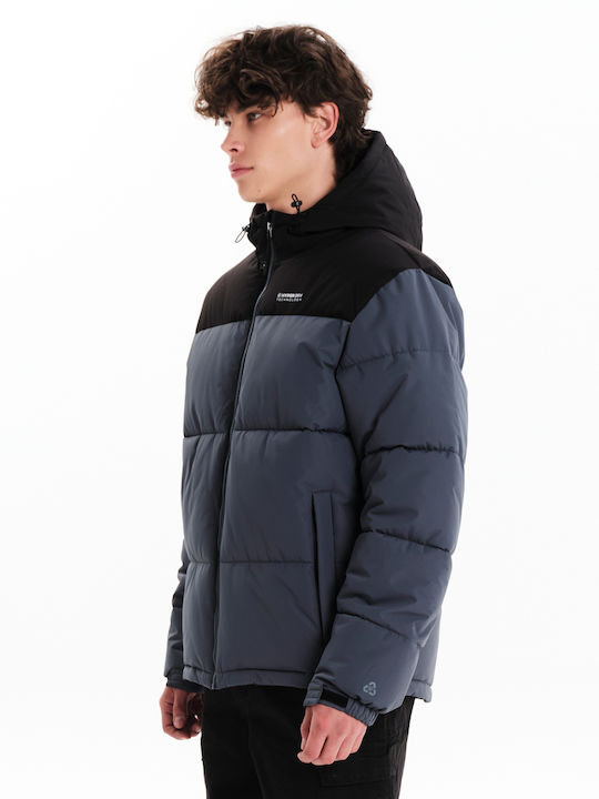 Winter Jacket Puffer Waterproof and Windproof Blue