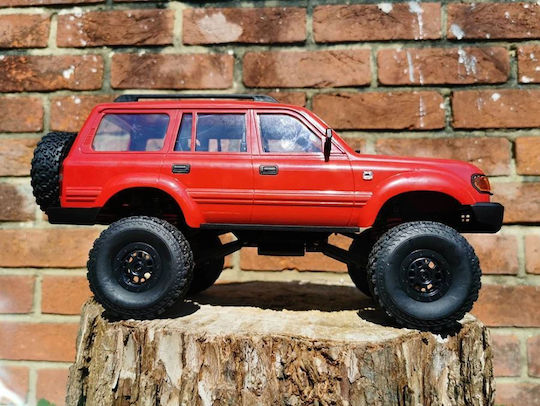 Wpl C54-1 Toyota Land Cruiser Lc80 4WD Hochgelegt 1/14 2.4g 4wd RTR Proportionale Steuerung Rot