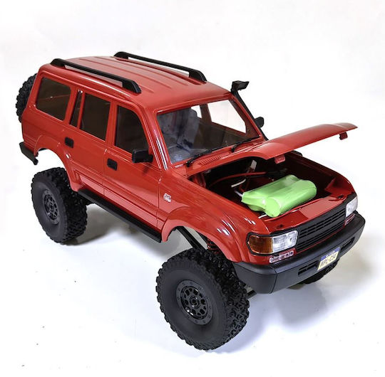 Wpl C54-1 Toyota Land Cruiser Lc80 4WD Hochgelegt 1/14 2.4g 4wd RTR Proportionale Steuerung Rot