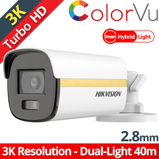 Hikvision DS-2CE12KF3T-LE CCTV Surveillance Camera Full HD+ 5MP Waterproof with Lens 2.8mm