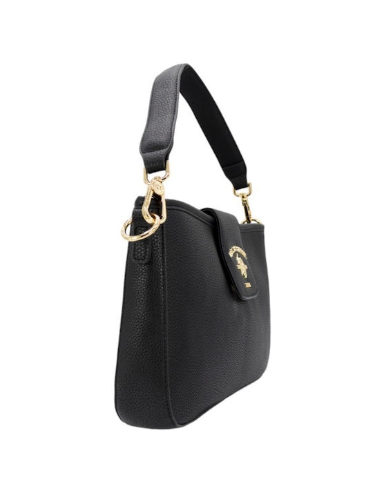 U.S. Polo Assn. Stanford Leather Women's Bag Shoulder Black