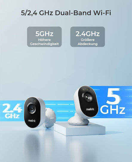 Reolink Lumus IP Κάμερα Παρακολούθησης Wi-Fi Full HD+ 4MP Αδιάβροχη με Αμφίδρομη Επικοινωνία και Φακό 2.8mm