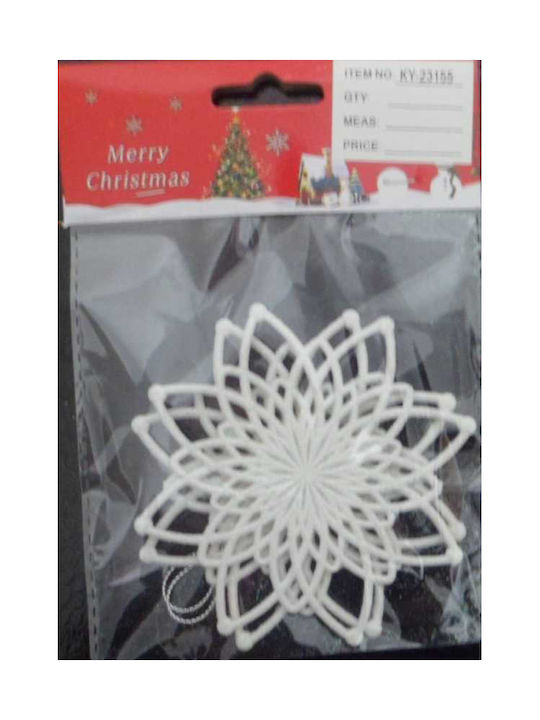 Weihnachtsbaumschmuck Schneeflocken Weiße 10cm 2 Stück Weihnachtsbaumschmuck Schneeflocken Weiße 10cm 2 Stück