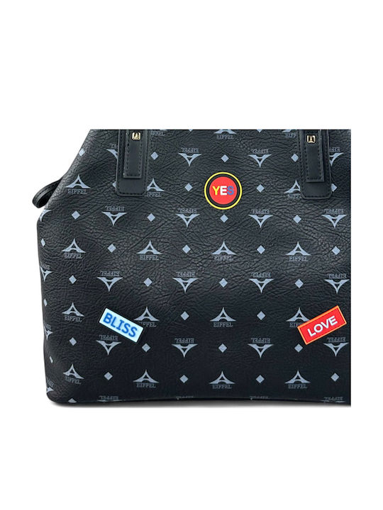 Γυναικεία Shopper Τσάντα Μαύρη