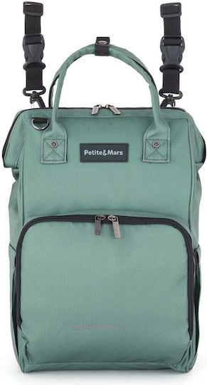 Petite & Mars Petite & Mars Wickeltasche Rucksack Grüne 1542cm