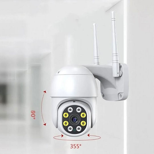 Jortan JT-8170QJ IP Κάμερα Παρακολούθησης Wi-Fi Full HD 1080p Αδιάβροχη με Αμφίδρομη Επικοινωνία και Φακό 3.6mm