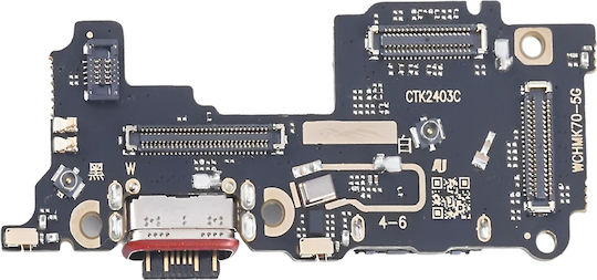 Клапио конектор за зареждане Xiaomi Poco F6 Pro четец на SIM карти черен