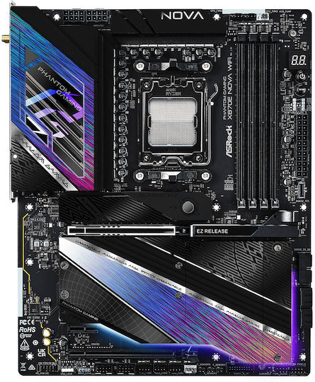 ASRock PHANTOM GAMING X870E Nova WiFi Motherboard ATX με AMD AM5 Socket 90-MXBPX0-A0UAYZ