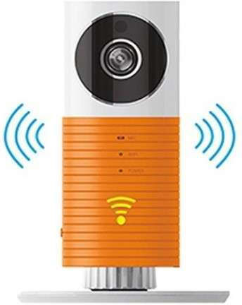Cleverdog WiFi Version 120 R154866 IP Überwachungskamera Wi-Fi mit Zwei-Wege-Kommunikation Orange