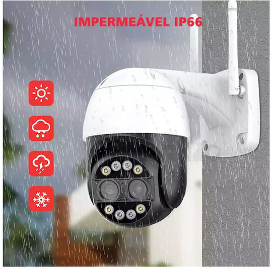 Jortan IP Surveillance Camera Wi-Fi Full HD 1080p Waterproof with Microphone