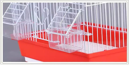 Bird Cage Kourk" 30x23x39cm. White