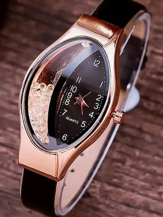 Quicksand Oval Pointer Quartz Casual Watch