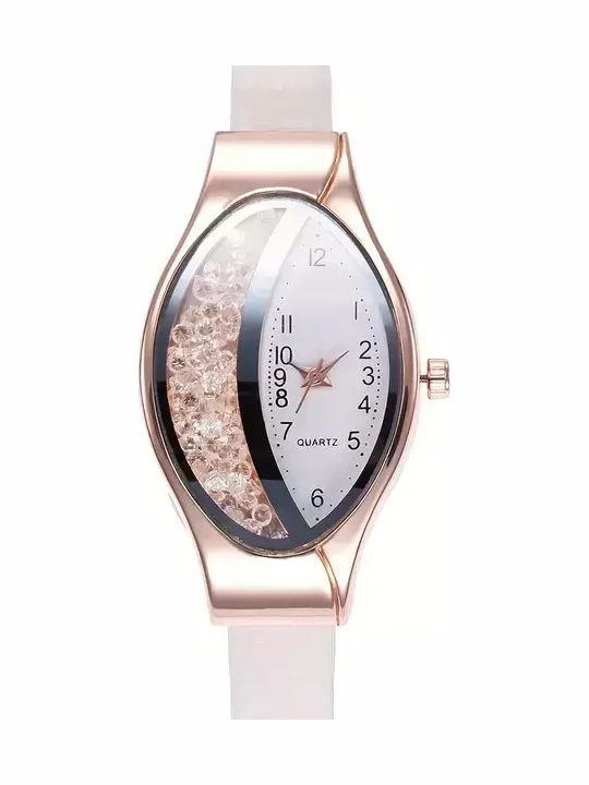 Quicksand Oval Pointer Quartz Casual Watch