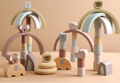 Joyland Wooden Animal Building Blocks for 3+ Years