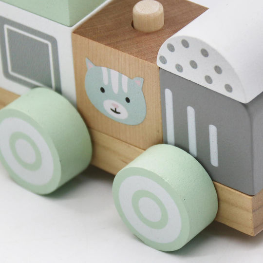 Joyland Building Blocks Wooden Train For 3+ Years
