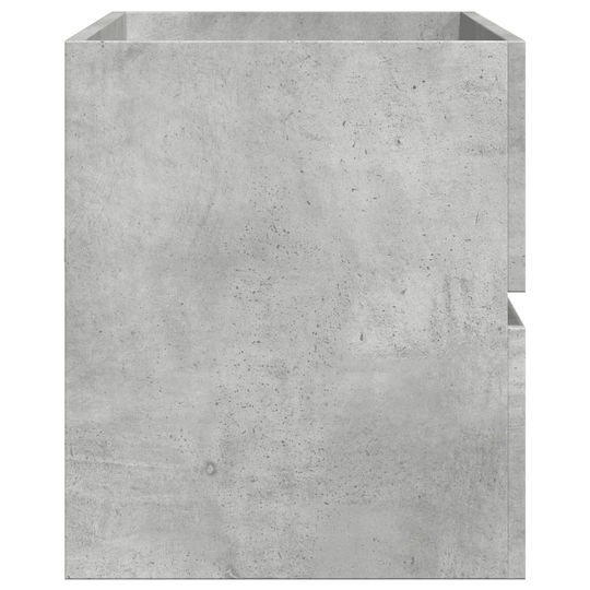 vidaXL Πάγκος χωρίς Νιπτήρα Μ100xΒ38.5xΥ45cm Γκρι Σκυροδέματος