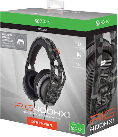 Plantronics Rig 400HX Over Ear Gaming Headset με σύνδεση 3.5mm