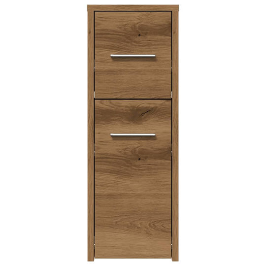 vidaXL Bathroom Cabinet L22xW44xH61.5cm Oak