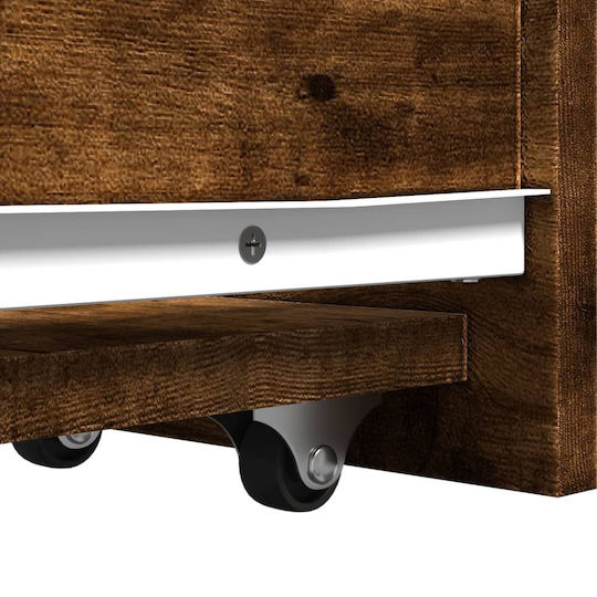vidaXL Badezimmerschrank B21.5xT50xH60cm Eiche