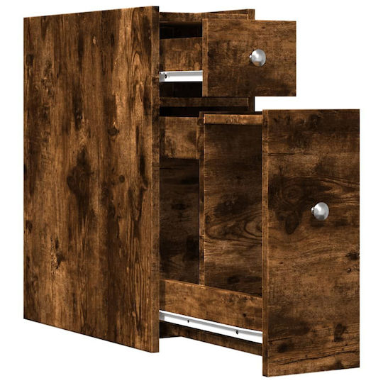 vidaXL Badezimmerschrank B21.5xT50xH60cm Eiche