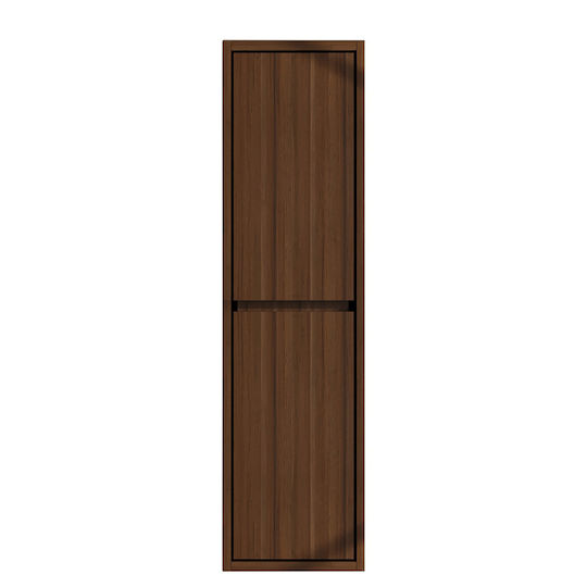 Martin Wall Hung Cabinet Bathroom Column Cabinet L35xD30xH130cm Brown