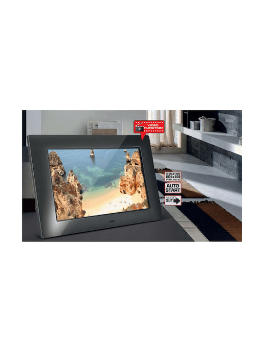 Braun Phototechnik DigiFrame 720 Digital Photo Frame LED 7" Resolution 1024x600 Black 21241