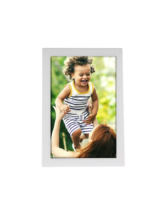 Denver PFF-1037 Digital Photo Frame with Touch Screen 10.1" Resolution 1280x800 with WiFi White