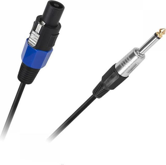 Speaker Cable Speakon male - 6.3mm male 5m