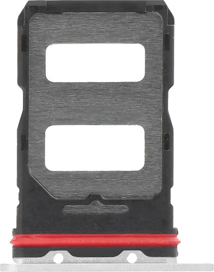 Clappio Sim Card Tray Xiaomi Poco F6 Pro Dual Nano Sim White